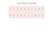 Pink & Bronze Instagram Story Covers, a Social Media Template by Indie Grace Design (Thumbnail 7 of 7)