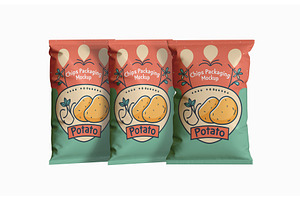 Chips Packaging Mockup Bundles