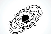 60 Planet Orbit Abstract Silhouette, an Empty State Illustration by Amazin_art (Thumbnail 35 of 35)