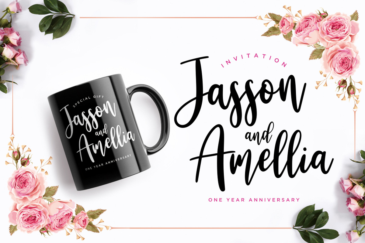 Alesandra Calligraphy Business Font preview 6