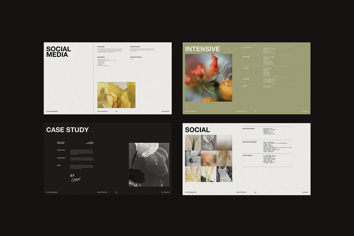 BLEU | Brand Proposal, a Magazine Template by Studio Brand (Photo 9 of 13)