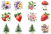Botanical Forest Wildflower, an Illustration by CitraGraphics (Thumbnail 5 of 5)
