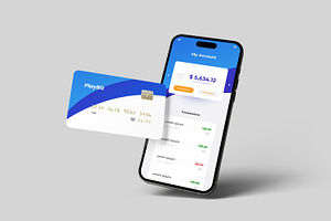 Smartphone And Credit Card Mockups