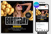 4 Editable Party Flyers Bundle, a Graphic by graphicforest (Thumbnail 5 of 6)