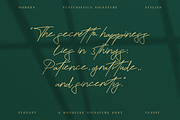 Futturistica Signature Business Font, a Script Font by KennedyStudio (Thumbnail 4 of 10)