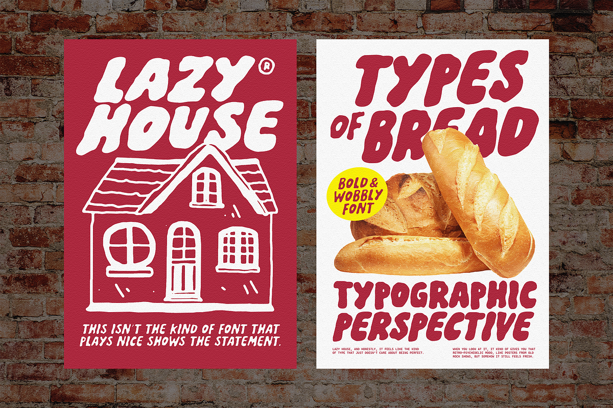 LazyHouse - Bold Display Font, a Handwritten Font by Typeparties (Photo 6 of 9)