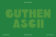 CS Guthen Ascii, a Sans Serif Font by Craft Supply Co. (Thumbnail 1 of 8)