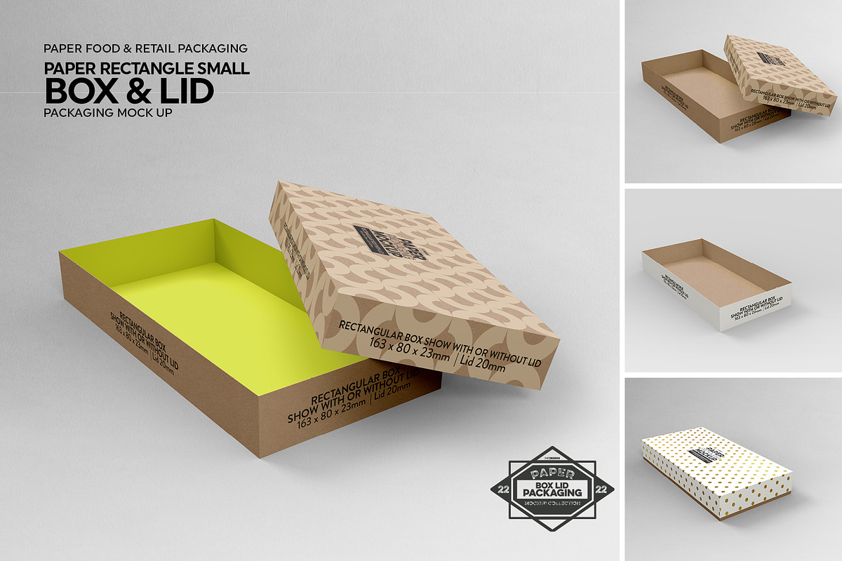 VOL. 22 Paper Box Packaging Mockups, a Cups & Container Mockup by INCDesign (Photo 5 of 14)
