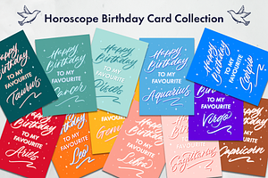 Astrology Birthday Cards Printable