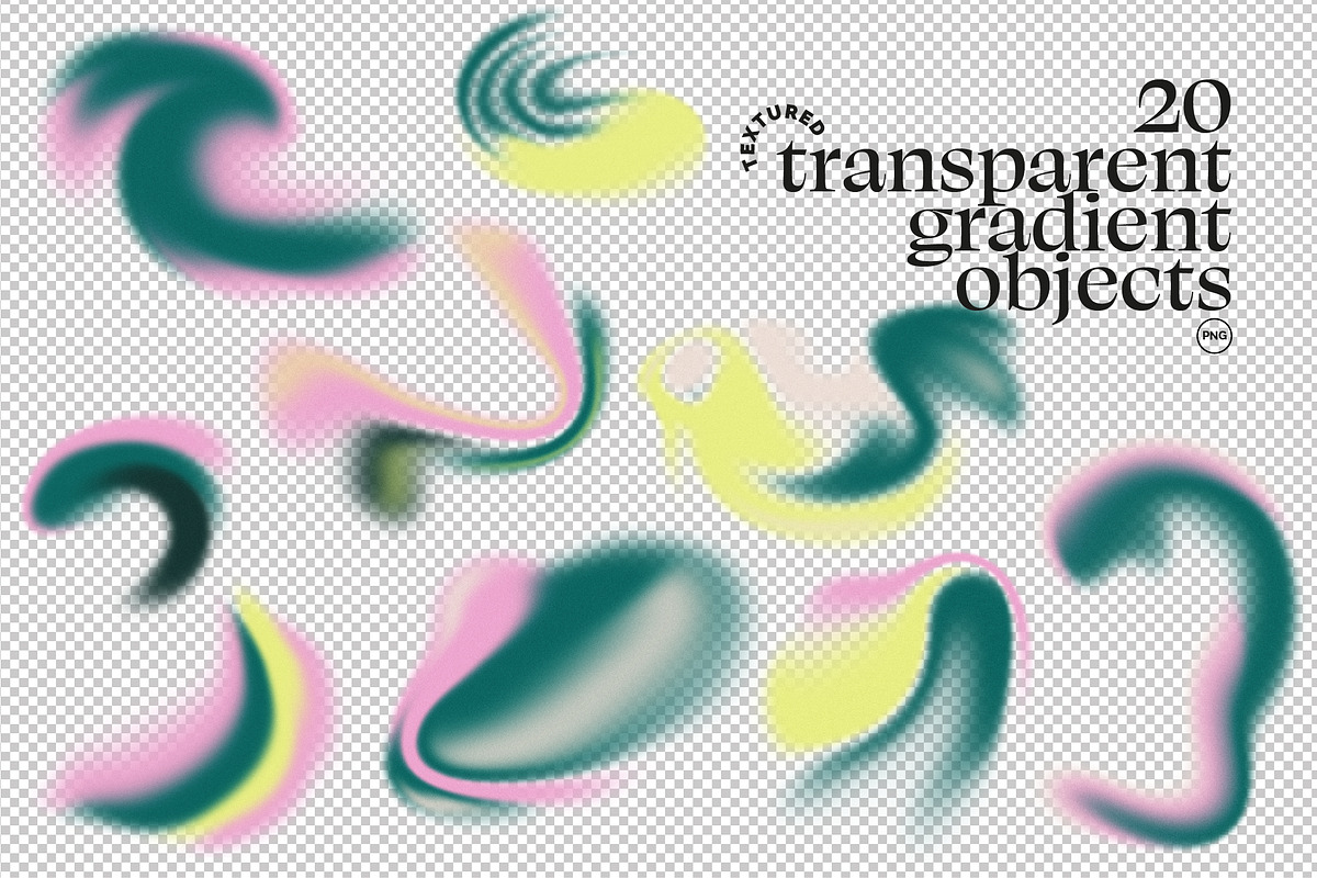 VIVID JADE Gradient Set, a Texture Graphic by angelainthefields (Photo 3 of 11)