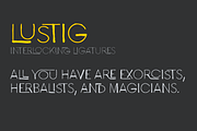 Lustig Font, a Font by Juraj Chrastina (Thumbnail 2 of 3)