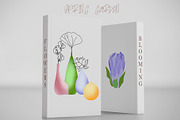 WOMEN & FLOWERS modern line art, an Illustration by ArtOLB (Thumbnail 10 of 11)