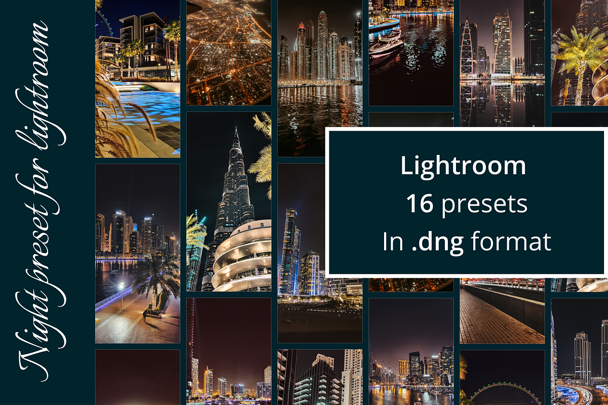Night. Presets for the lightroom, a Plug-in Add-On by KaluginaWEB (Photo 1 of 10)