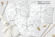 Oh My Unicorn: cute clipart for kids, an Animal Illustration by RinaKustova (Thumbnail 12 of 13)