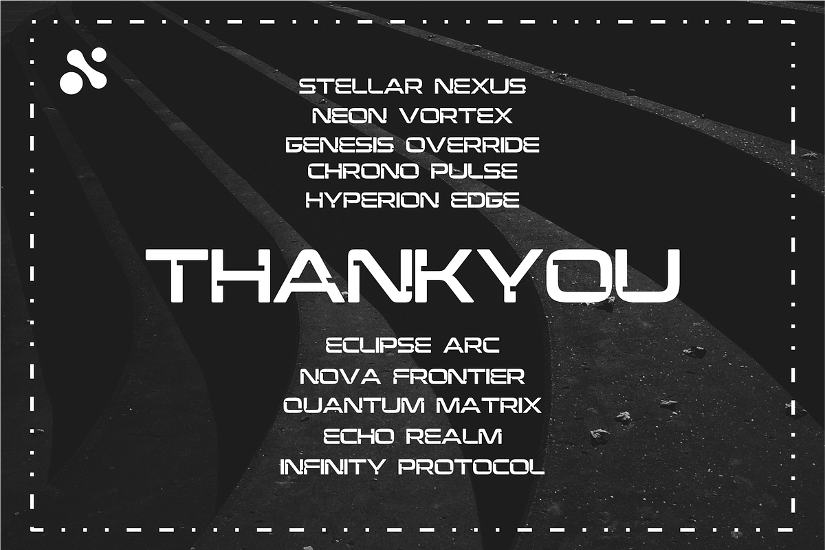 NAUTICA - Futuristic display Font, a Sans Serif Font by Vroz Studio (Photo 6 of 6)