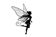 Magical Fairy Silhouette Bundle, an Illustration by jahid234 (Thumbnail 6 of 51)