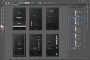 Monarium - Dark Gold Business Cards, a Business Card Template by Ctrl space studio (Thumbnail 7 of 9)