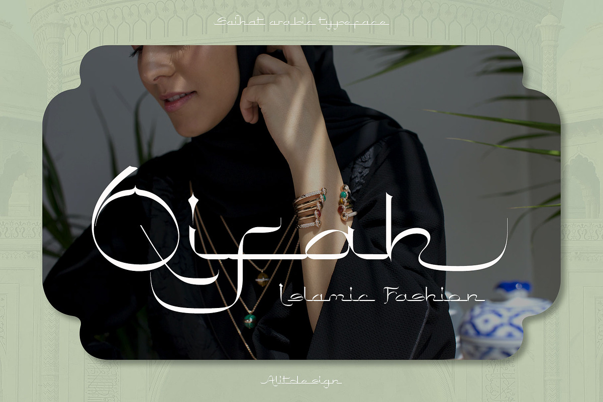 Saihat Arabic Typeface, a Script Font by alit design (Photo 14 of 15)