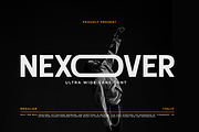 Nexover - Ultra Wide Sans Font, a Sans Serif Font by RagamKata (Thumbnail 1 of 10)