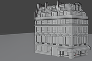 Parisian corner building, an Architecture 3D Model by happy brush (Thumbnail 10 of 11)
