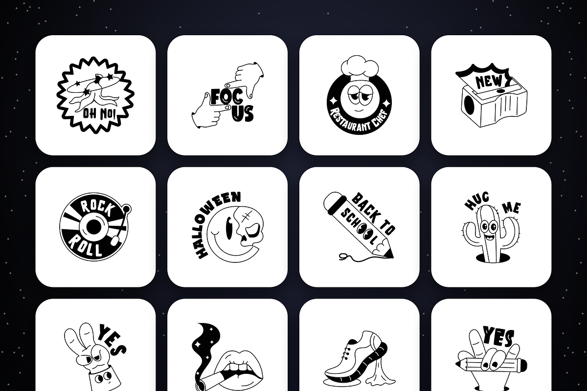Cartoon Sticker Designs, an Emoji Icon by Prosymbols (Photo 11 of 15)