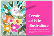 40 Paint brushes for procreate, a Brushes & More by The_Brush_Shop (Thumbnail 1 of 11)