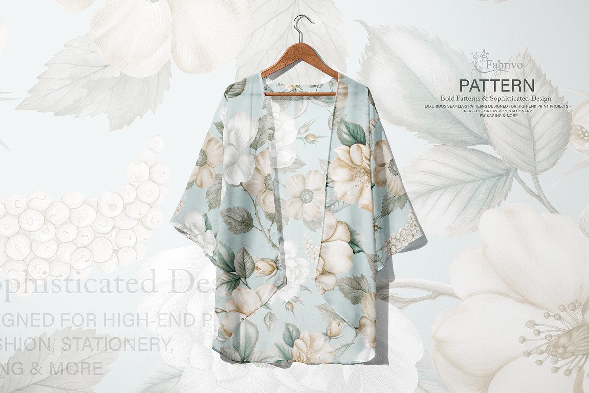 ALORA luxury botanical Floral Patter, a Pattern Graphic by Fabrivo (Photo 2 of 10)