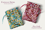 Emerald Swirl Prints & Patterns, a Pattern Graphic by GND ART STUDIO (Thumbnail 7 of 8)