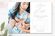 Calendar Save the Date Postcard, an Invitation Template by By Stephanie Design (Thumbnail 6 of 7)