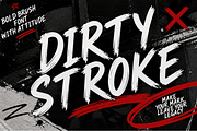 Dirty Stroke, a Handwritten Font by cocodesign (Thumbnail 1 of 6)
