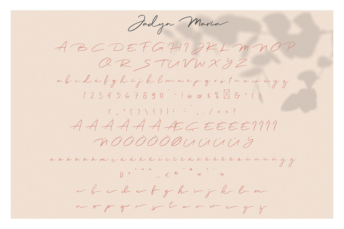 Jadyn Maria - Luxury Signature Font preview 8