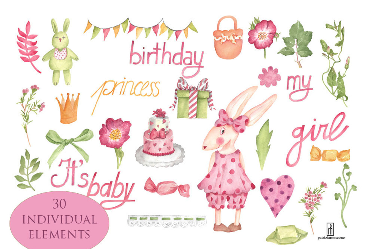 Sweet bunny (It's my birthday), an Illustration by patriziamoscone (Photo 2 of 8)