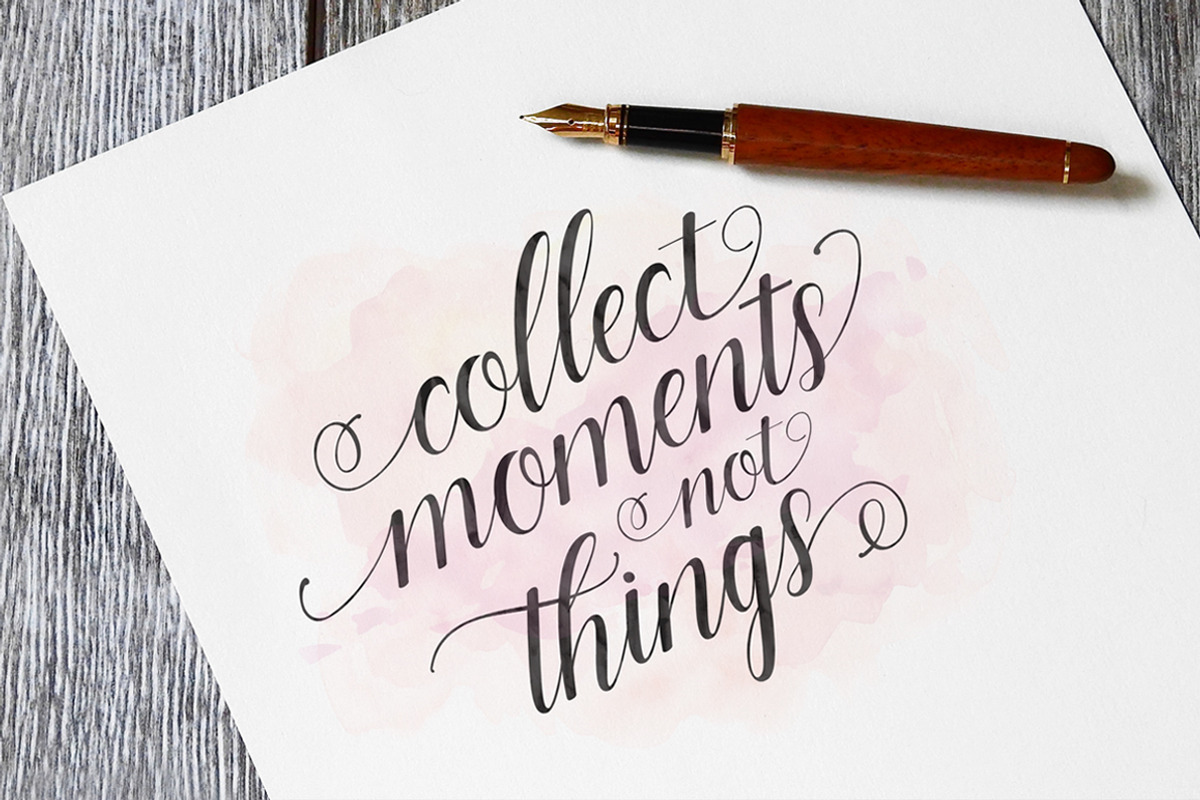 Marioline Script, a Script Font by josstype (Photo 9 of 11)