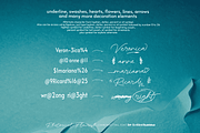 Rhetorical Flourish Font, a Handwritten Font by Letterhanna Studio (Thumbnail 4 of 9)