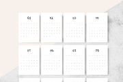 Twenty Seventeen Numbered Calendar, a Stationery Template by Made By Hamilton (Thumbnail 5 of 5)