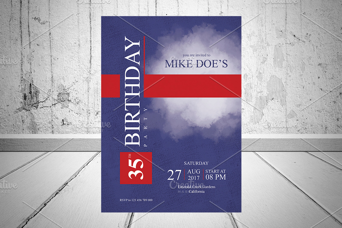 Birthday Invitation, an Invitation Template by Saphari (Photo 2 of 4)