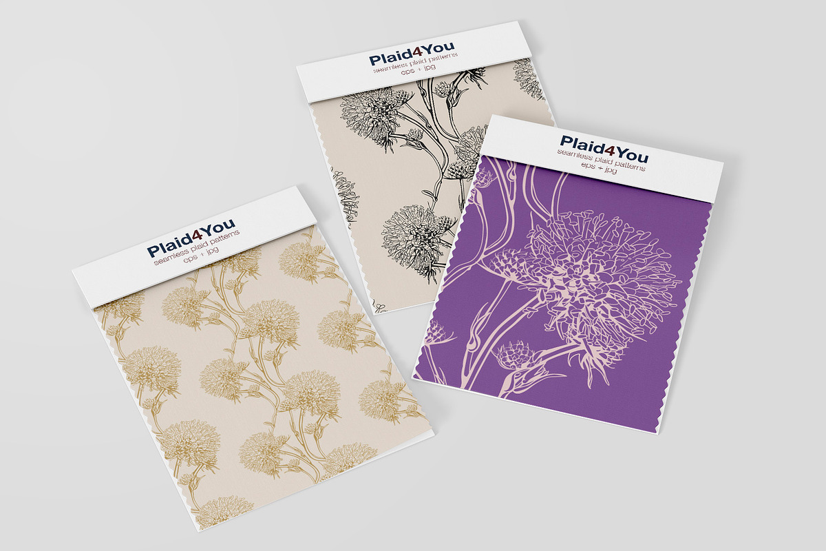 Floral Pattern & Flower Print, a Pattern Graphic by Plaid4You (Photo 2 of 12)