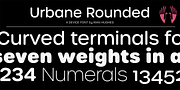 Urbane Rounded, a Sans Serif Font by Device (Thumbnail 6 of 6)