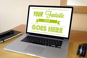 In Situ Desktop Website Mockup Two