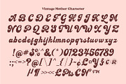 Vintage Mother - Retro Script Font, a Script Font by Keithzo (Thumbnail 8 of 8)