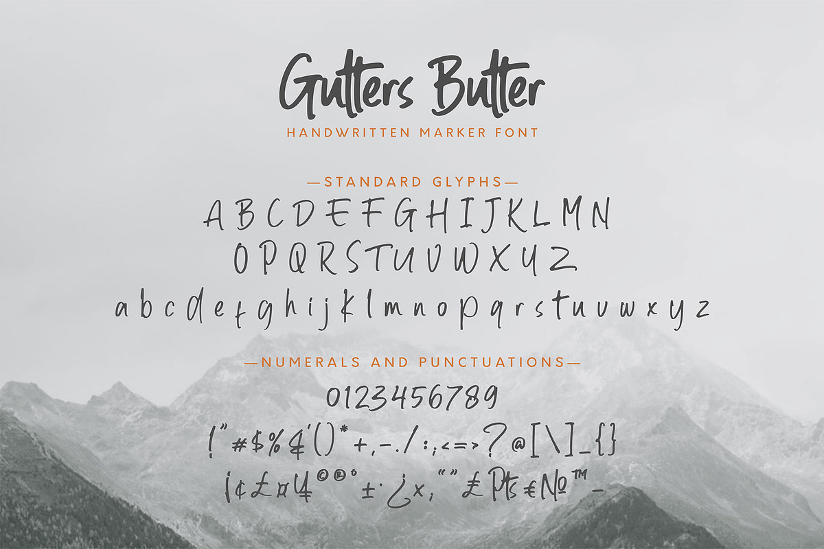 Gutters Butter, a Script Font by Omotu Studio (Photo 12 of 14)