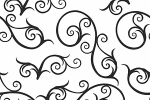 Seamless pattern with curls, a Pattern Graphic by Viktorijareut