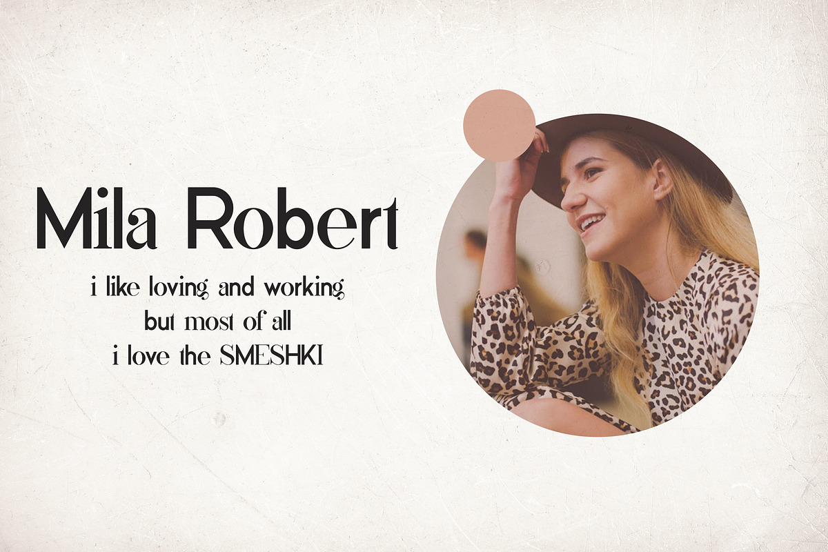 Mila - Innovative Super Serif Font, a Sans Serif Font by VP Fonts (Photo 3 of 11)