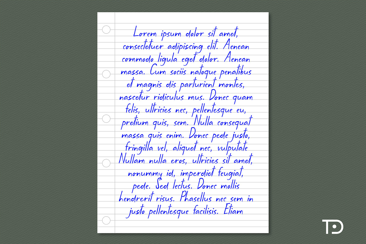 Whimsical Postcards handwritten font, a Handwritten Font by Tanondesign (Photo 3 of 7)