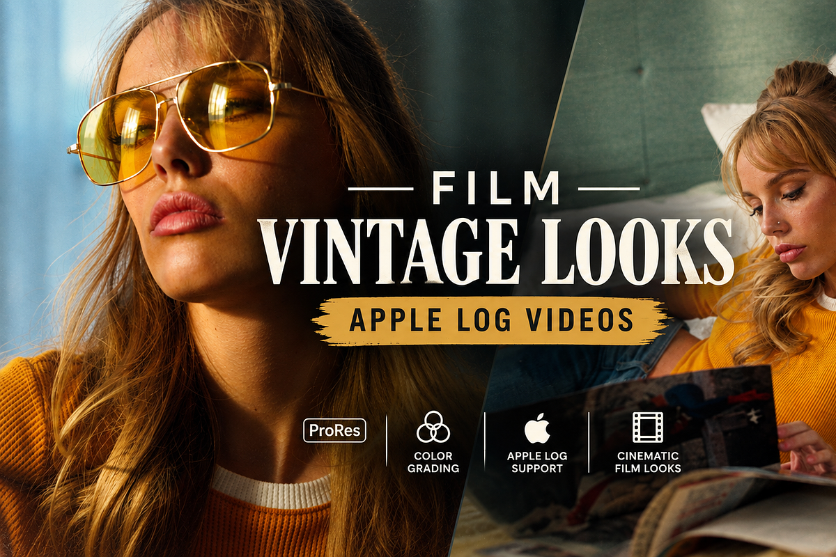 Film iPhone Apple Log LUTs, a Preset Add-On by Creative House (Photo 1 of 3)