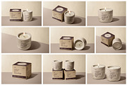 Candle Mockup Set, a Cups & Container Mockup by mockupatelier (Thumbnail 2 of 12)