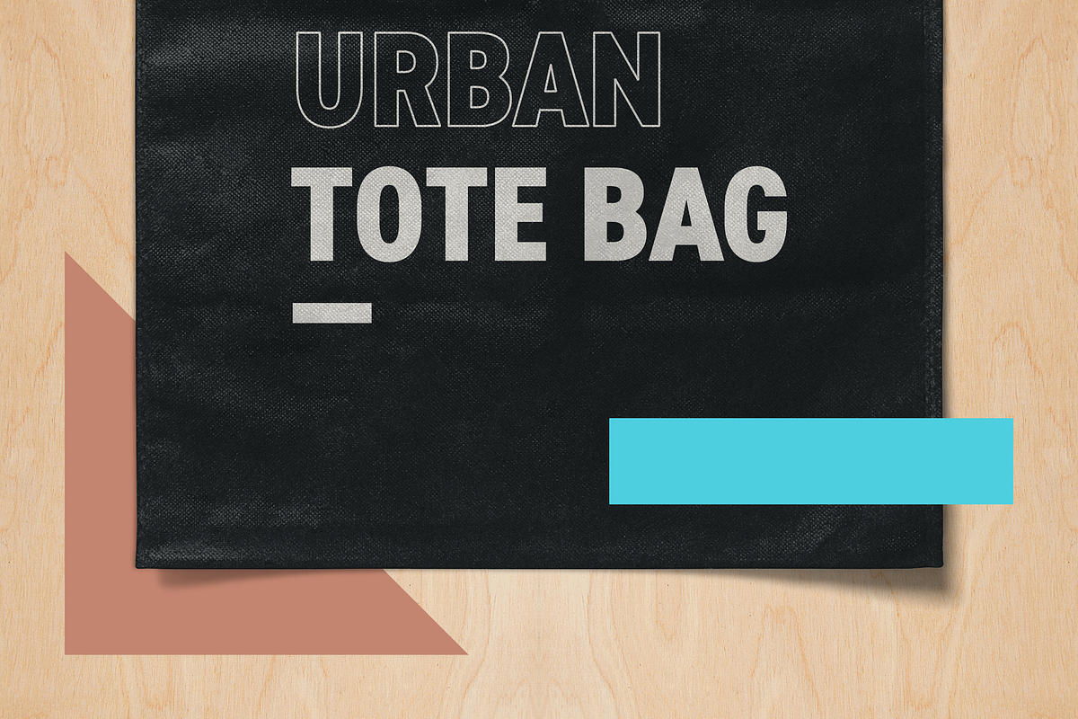 Urban Tote Bag, a Merchandise Mockup by Clint English (Photo 5 of 5)