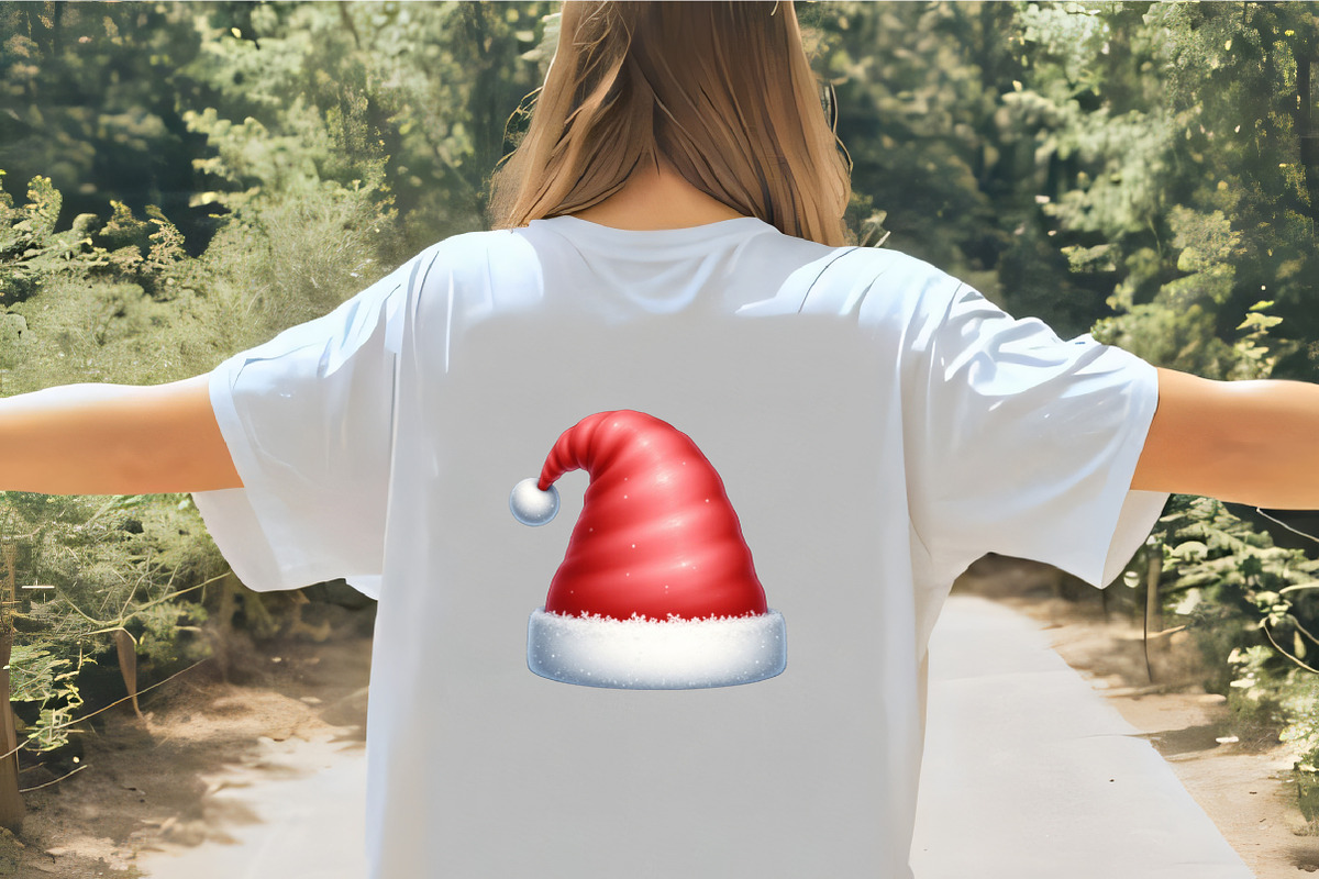 Watercolor Christmas Hat Clipart, an Illustration by CrexoraLab (Photo 5 of 5)