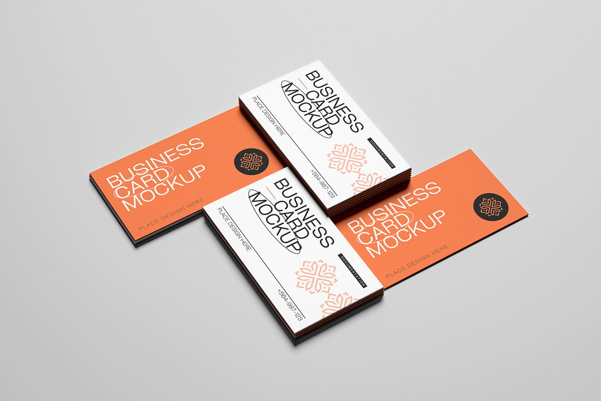 BUSINESS CARD MOCKUP, an Advertising Mockup by AnasStudio (Photo 4 of 5)