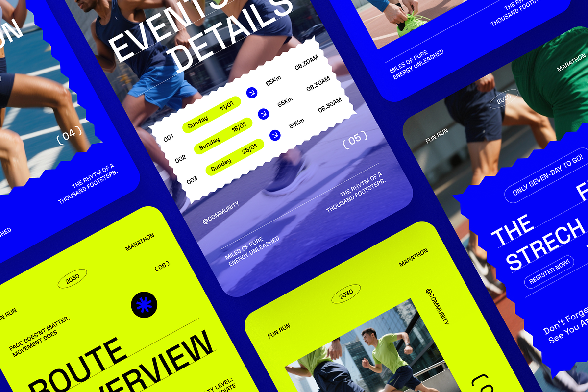 Fun Run & Marathon Instagram Story, a Social Media Template by Annora Studio (Photo 4 of 6)